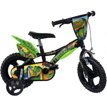 Jocuri și Jucării - Bicicleta copii 3-5 ani cu roti ajutatoare