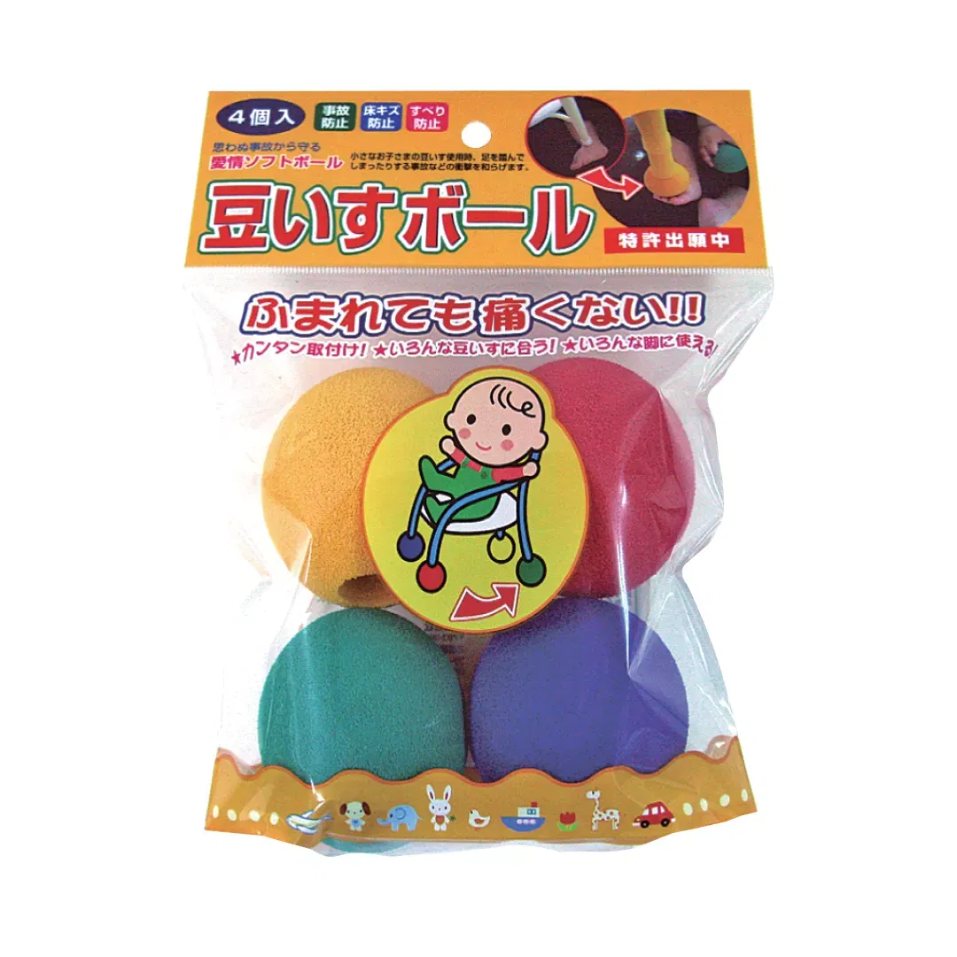 Bile protecție picioare scăunele, din spuma, 4 buc, multicolor [3]