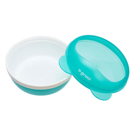 Bol 2 in 1 cu capac pentru diversificare ,U-Grow, 220 ml [1]