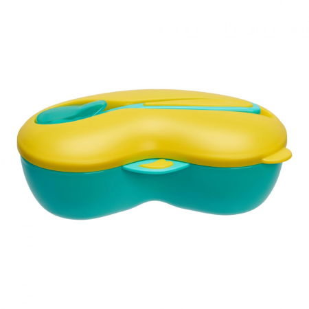 Alimentatie/Termosuri, recipiente mancare - Bol cu capac si lingurita 270 ml, U-Grow