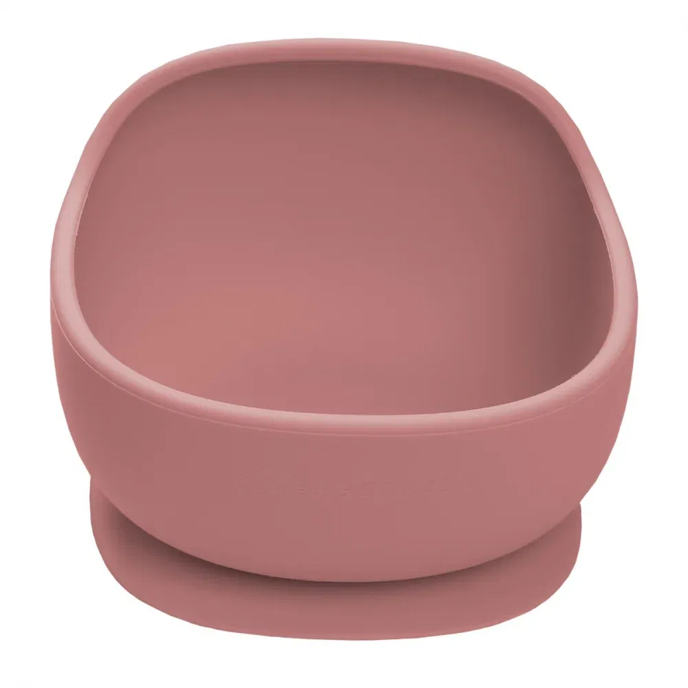 Termosuri, recipiente mâncare pentru copii - Bol din silicon cu ventuza, AppeKids, Classic - Roz