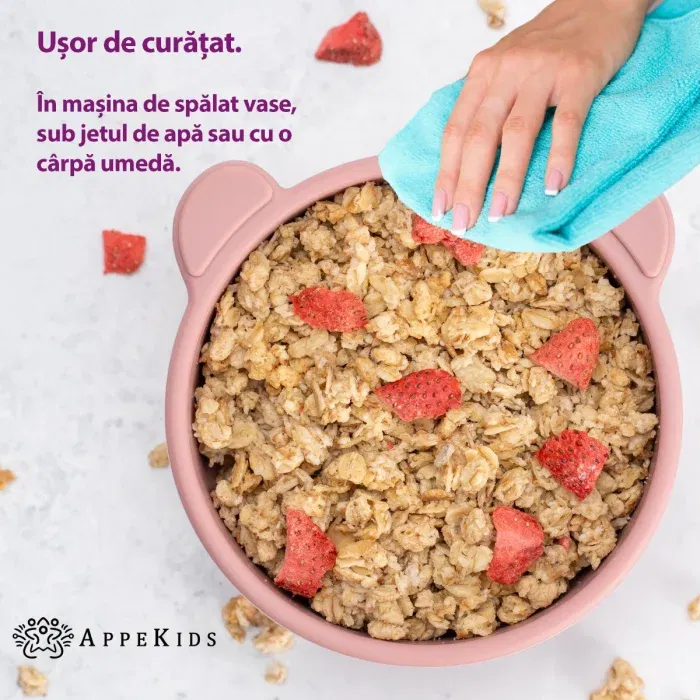 Bol din silicon cu ventuza, AppeKids, The Little Bear - Roz [2]