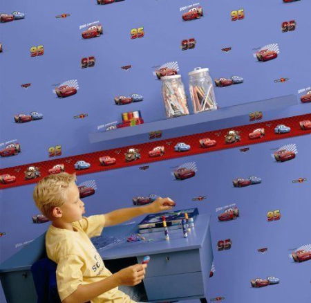 Produse - Bordura autoadeziva perete 5m Cars RO42263