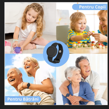 Brățară cu localizare GPS compatibilă AirTag – Liniște pentru părinți [12]