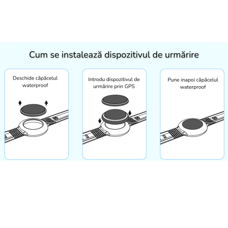 Brățară cu localizare GPS compatibilă AirTag – Liniște pentru părinți [3]