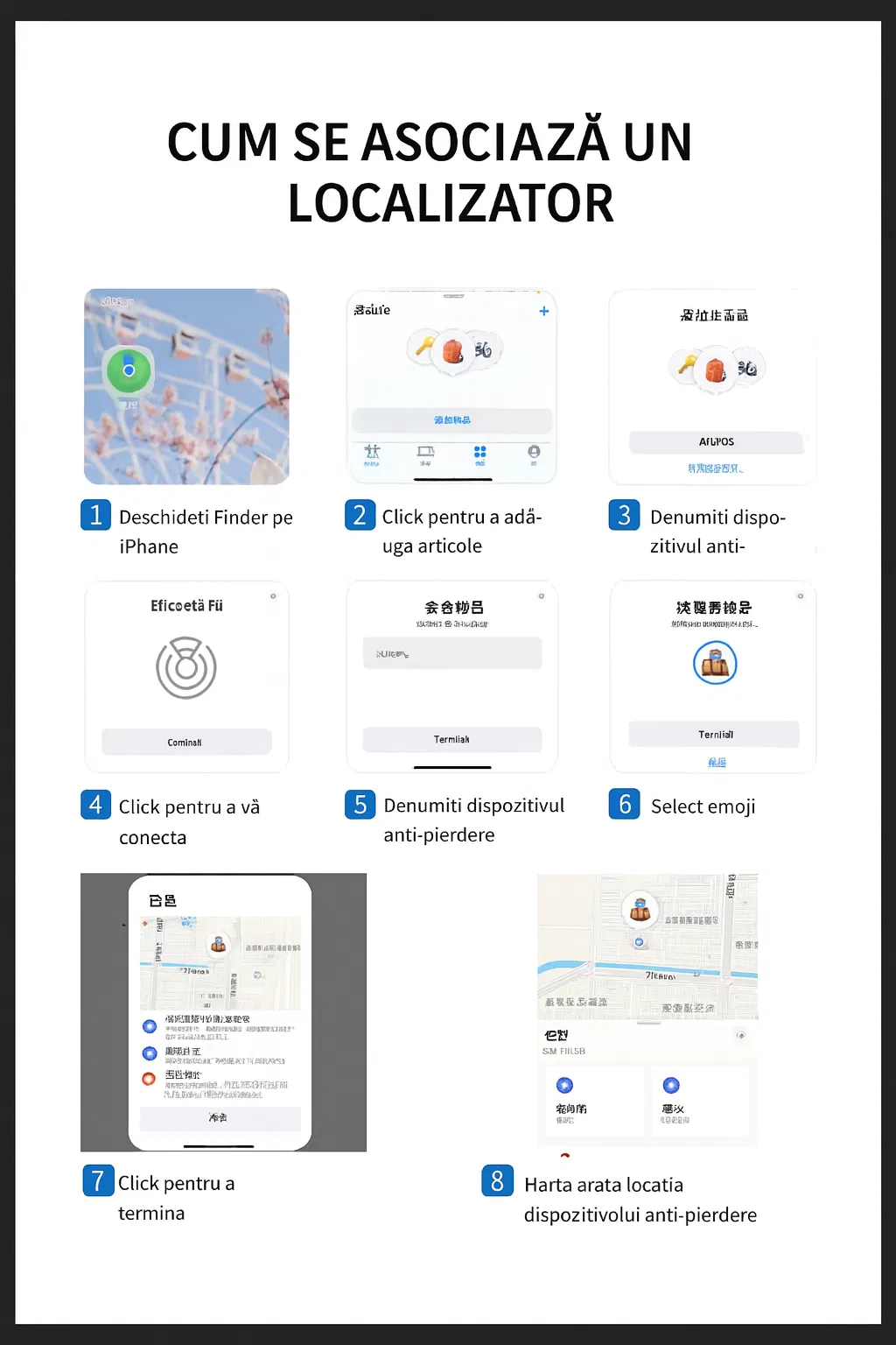 Brățară cu localizare GPS compatibilă AirTag – Liniște pentru părinți [15]