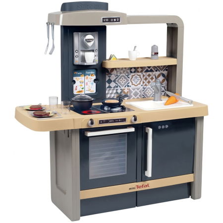 Magazine de joaca si bucatarii copii - Bucatarie Smoby Tefal Evolutive albastru cu accesorii