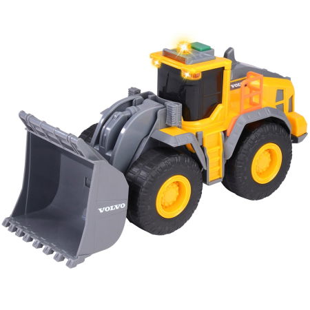 Produse - Buldozer Dickie Toys Volvo Wheel Loader 23 cm cu lumini si sunete