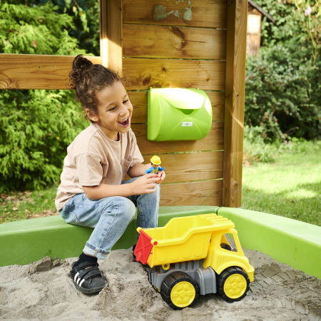 Camion basculant Big Power Worker cu figurina [3]