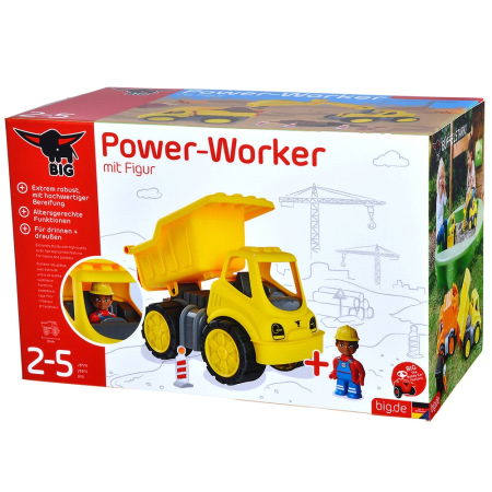 Camion basculant Big Power Worker cu figurina [4]