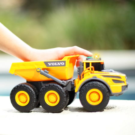 Camion basculant Dickie Toys Volvo Articulated Hauler 23 cm cu lumini si sunete [5]