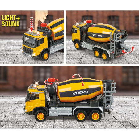 Camion betoniera Majorette Volvo Cement Mixer [3]