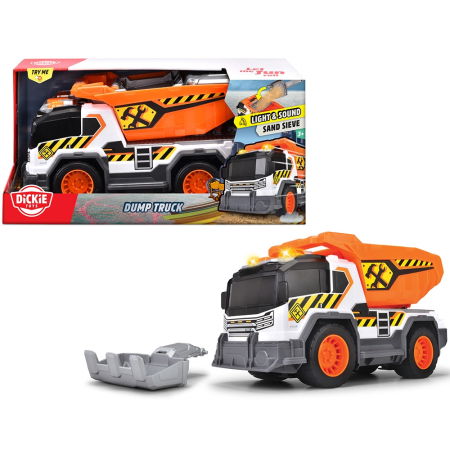 Camion de constructie Dickie Toys Dump Truck 30 cm cu lumini si sunete [12]
