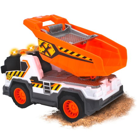 Camion de constructie Dickie Toys Dump Truck 30 cm cu lumini si sunete [3]