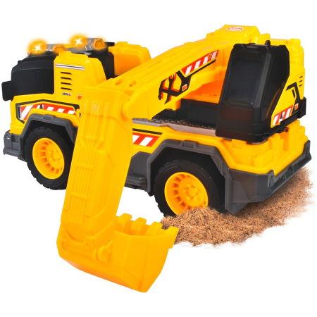 Camion excavator Dickie Toys Excavator Truck 30 cm cu lumini si sunete [4]