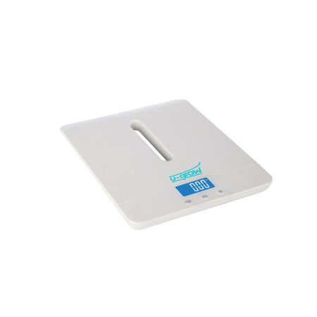 Cantar digital corporal 2in1 pentru bebe si mama, U-Grow, Display LED, Auto off, Functie Tara, 100kg, Alb [2]