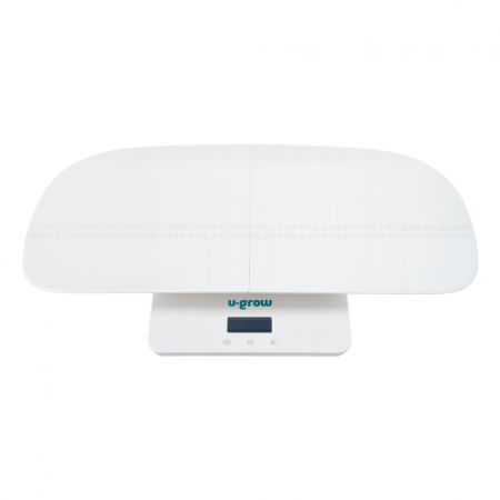 Camera Copilului - Cantar digital corporal 2in1 pentru bebe si mama, U-Grow, Display LED, blueetoth, Auto off, Functie Tara, 100kg, Alb