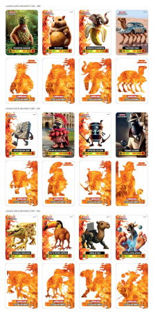 Carti de joc Italian Brainrot Lamincard set 5 buc [10]