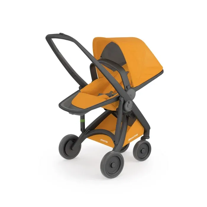 Carucior 2 In 1, Greentom, 100% Ecologic, Black Sunflower [4]