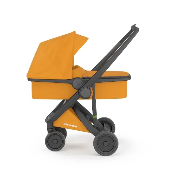 Carucior 2 In 1, Greentom, 100% Ecologic, Black Sunflower [5]