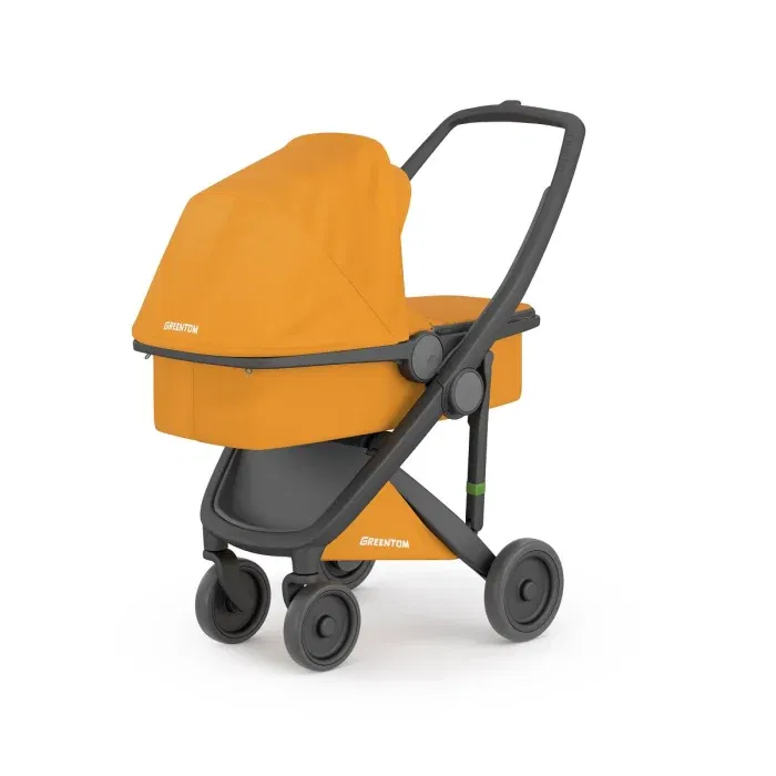 Carucior 2 In 1, Greentom, 100% Ecologic, Black Sunflower [3]