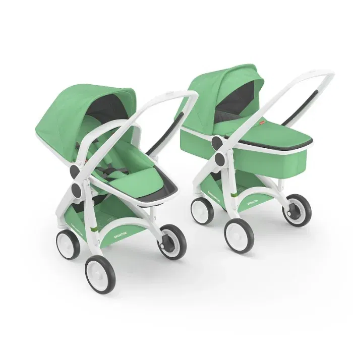 Produse - Carucior 2 In 1, Greentom, 100% Ecologic, Menta