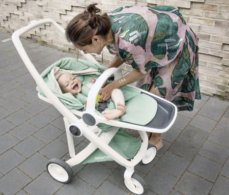 Carucior 2 in 1, Greentom, 100% Ecologic, Rosu [3]