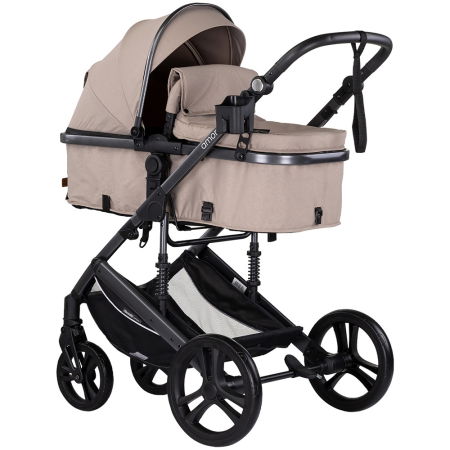 Cărucioare copii - Carucior Chipolino Amore 2 in 1 tiramisu