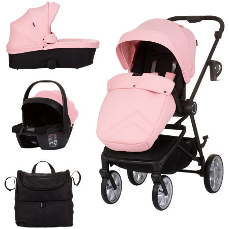 Cărucioare copii - Carucior Chipolino Linea 3 in 1 flamingo