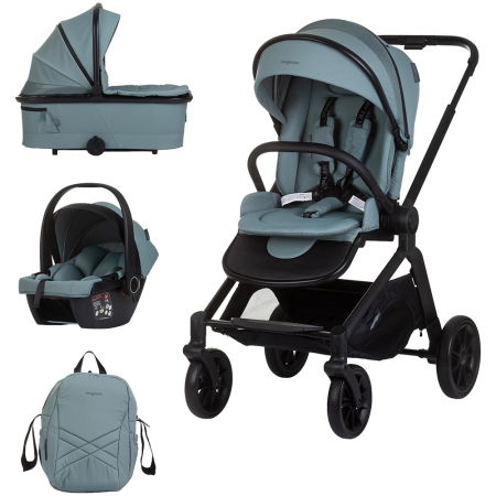 Cărucioare copii - Carucior Chipolino Magnum 3 in 1 basil