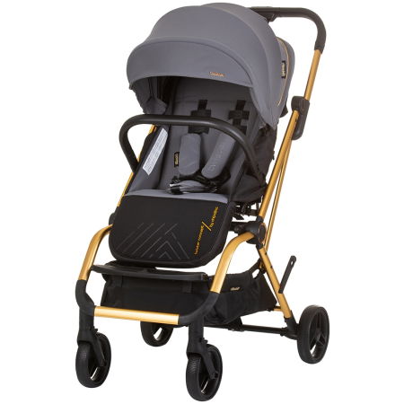 Cărucioare copii - Carucior Chipolino Twister granite cu sezut rotativ