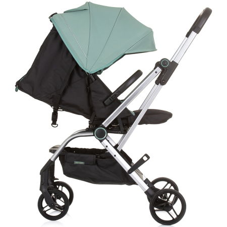 Carucior Chipolino Twister pastel green cu sezut rotativ [4]