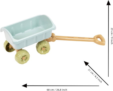 Carucior Cu Maner Si Set Galetica - plastic reciclat [4]