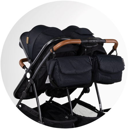 Carucior gemeni Chipolino Duo Smart 2 in 1 blackberry [10]