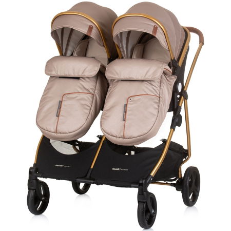 Carucior gemeni Chipolino Duo Smart 2 in 1 golden beige [6]