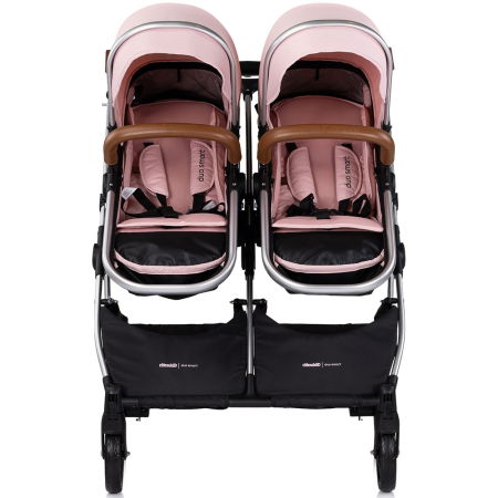 Carucior gemeni Chipolino Duo Smart 2 in 1 pink marshmallow [7]