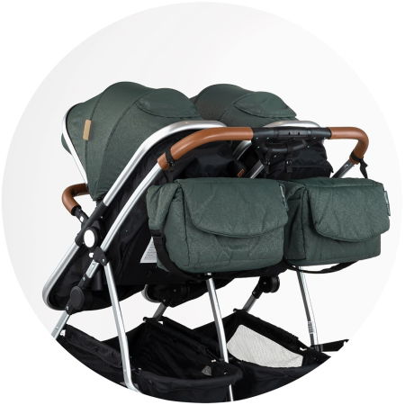 Carucior gemeni Chipolino Duo Smart 3 in 1 basil [14]