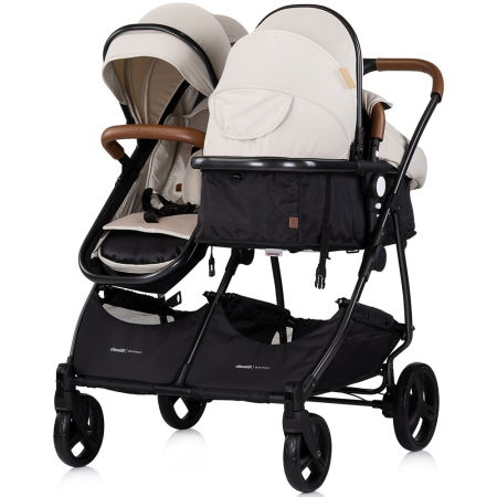 Carucior gemeni Chipolino Duo Smart 3 in 1 biscotta [5]