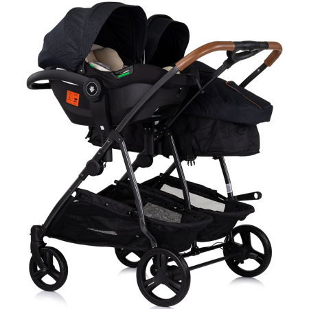 Carucior gemeni Chipolino Duo Smart 3 in 1 blackberry [9]