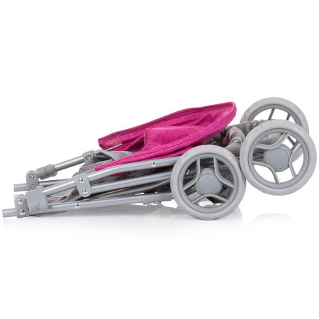 Carucior pentru papusi Chipolino Alice grey pink linen [1]