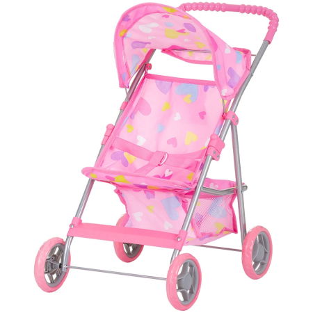 Jocuri de logica si strategie - Carucior pentru papusi Chipolino Alice hearts