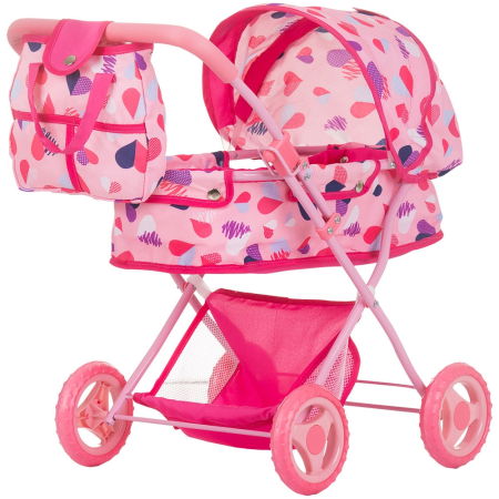Produse - Carucior pentru papusi Chipolino Dora hearts