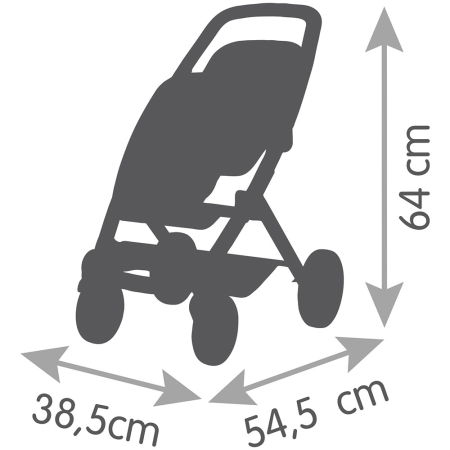 Carucior pentru papusi Smoby Maxi Cosi Twin albastru [4]
