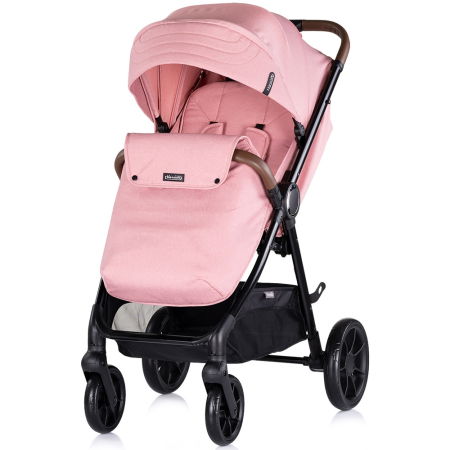 Carucior sport Chipolino Ultera cu husa picioare pink marshmallow [1]