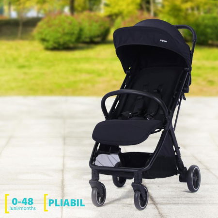 Carucior sport U-Grow autofold, 0-48 luni, negru [9]