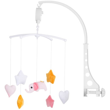 Accesorii Patuturi - Carusel muzical pentru patut Chipolino Pink elephant