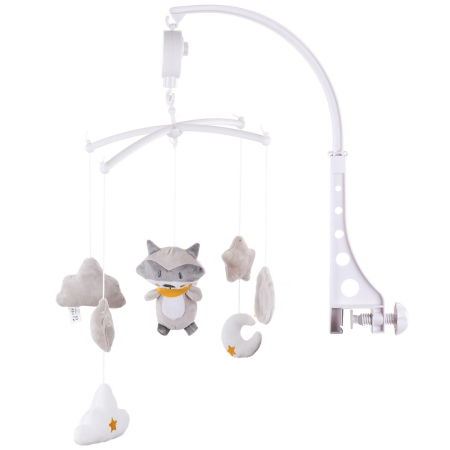 Camera Copilului - Carusel muzical pentru patut Chipolino Raccoon