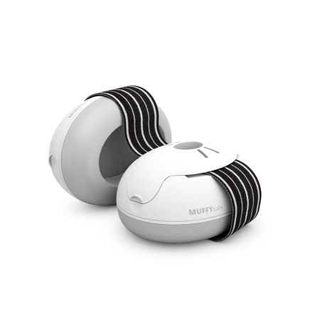 Casti antifonice pentru bebelusi, ofera protectie auditiva, SNR 23, negru, ALPINE Muffy Baby Black ALP25613 [1]