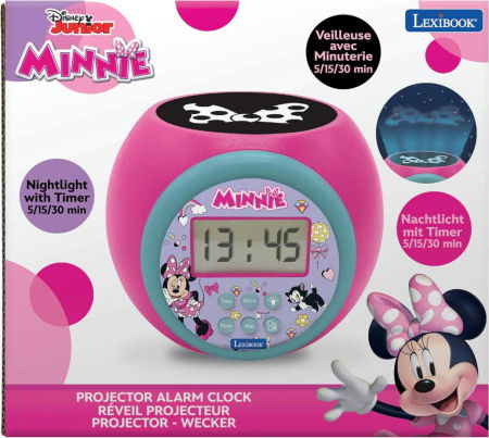 CEAS DESTEPTATOR CU PROIECTOR, MINNIE MOUSE [2]