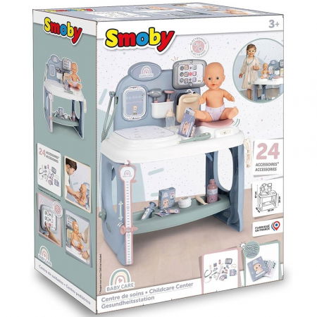 Centru de ingrijire medical pentru papusi, fetite 3 ani+,  cu accesorii, Smoby Baby - Joc de rol [7]